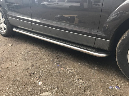 Side Steps Maydos V2 (2 pcs, Aluminum & Stainless Steel) for Audi Q7 2005-2015 - image 3