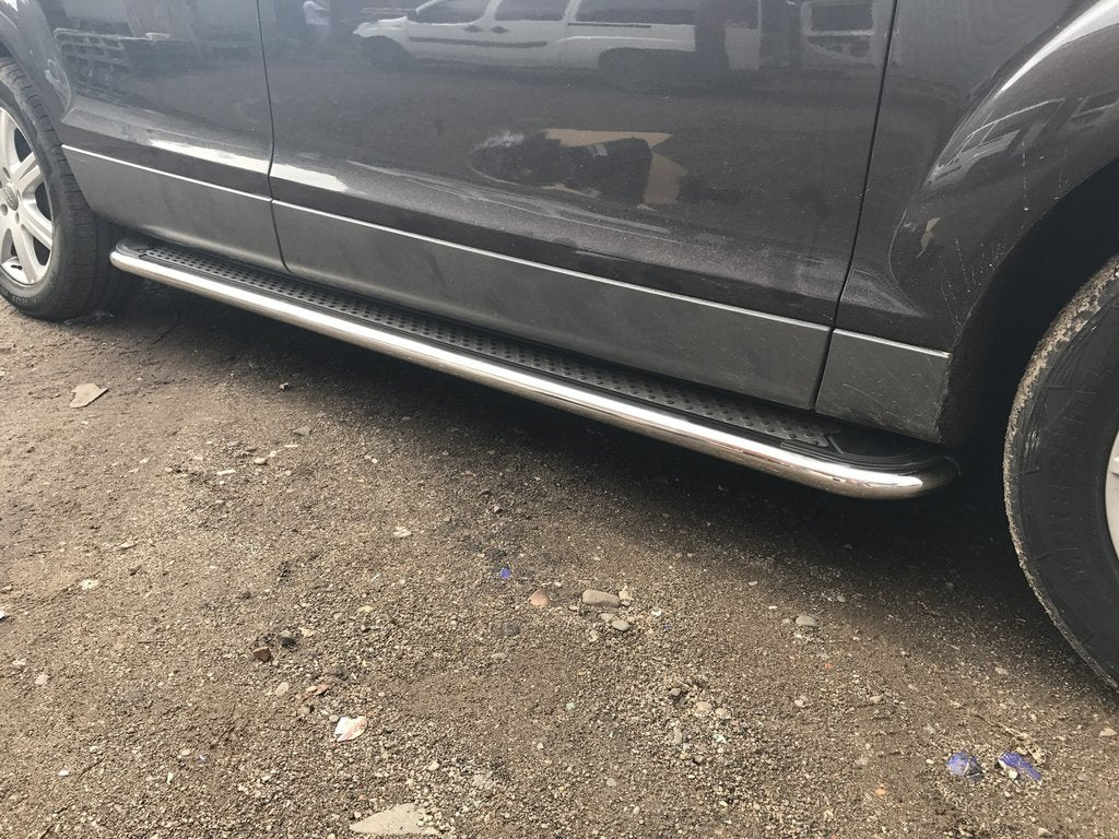 Side Steps Maydos V2 (2 pcs, Aluminum & Stainless Steel) for Audi Q7 2005-2015 - image 3