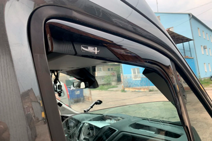 In-channel window deflectors (2 pcs, HIC) for Ford Transit 2014- - image 2