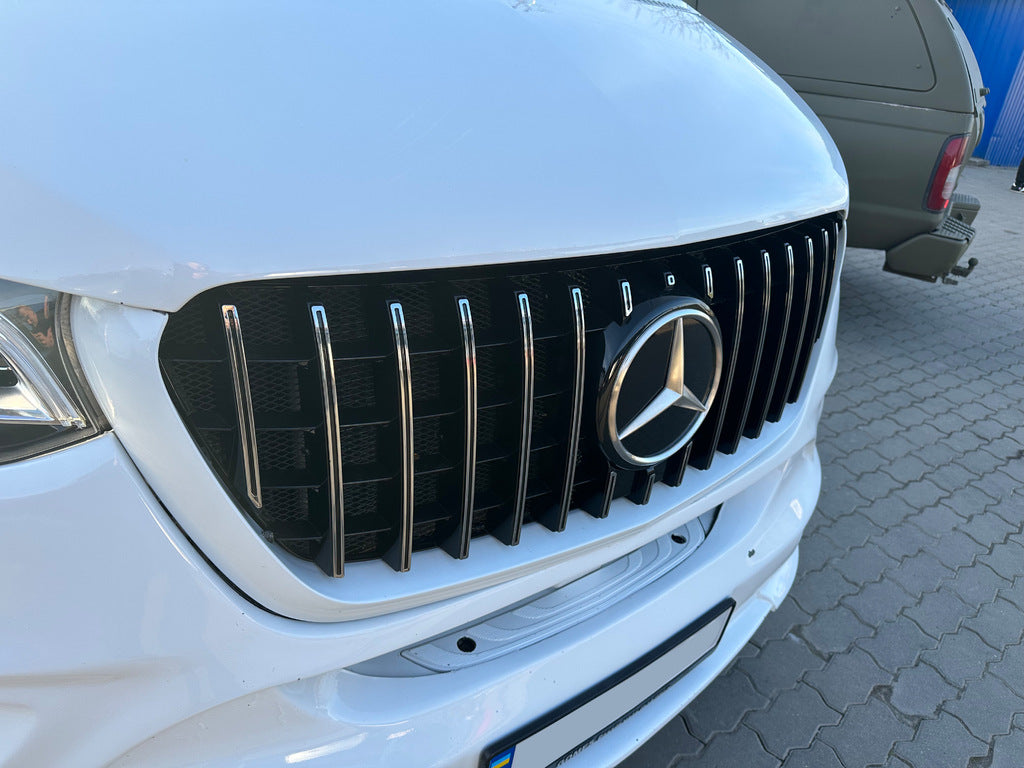 Front Grille Panamericana GT Chrome Premium V1 for Mercedes Sprinter W907/W910 2018- - image 3