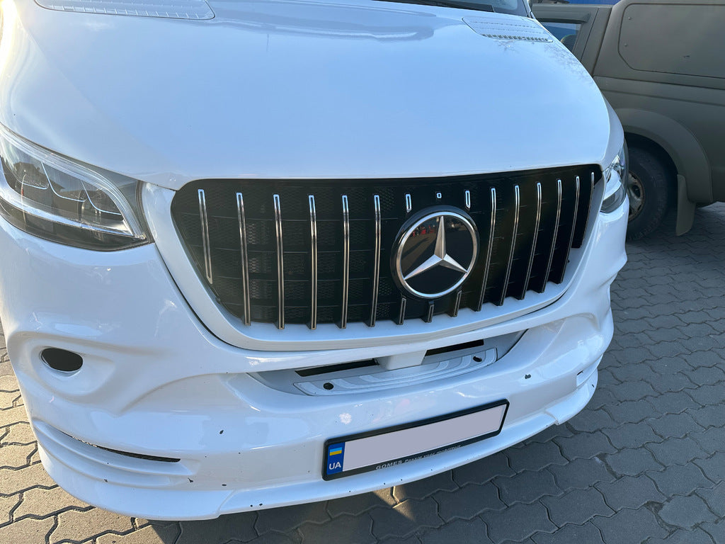 Front Grille Panamericana GT Chrome Premium V1 for Mercedes Sprinter W907/W910 2018- - image 4