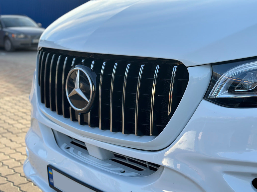 Front Grille Panamericana GT Chrome Premium V1 for Mercedes Sprinter W907/W910 2018- - image 2