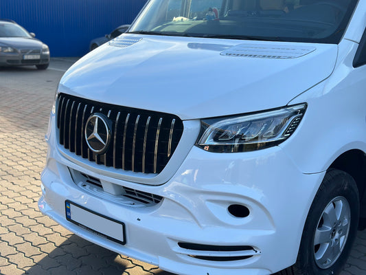 Panamericana GT Chrome Premium V1 Front Grille for Mercedes Sprinter W907/W910 2018↗ - image 1