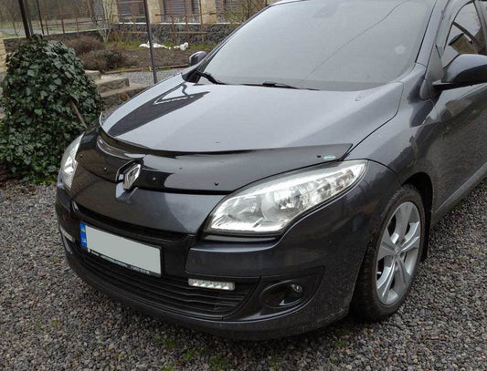 Hood deflector 2009-2013 (EuroCap) for Renault Megane III 2009-2016 - Reelken Auto