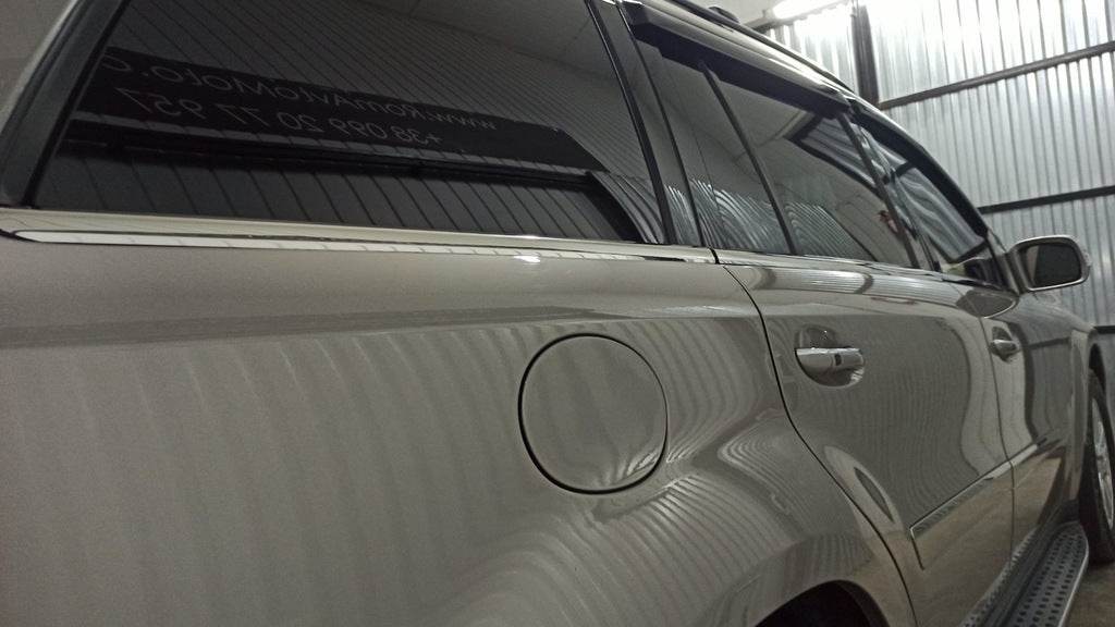 Lower trim (6 pieces, stainless steel) for Mercedes GL class X164 - Reelken Auto