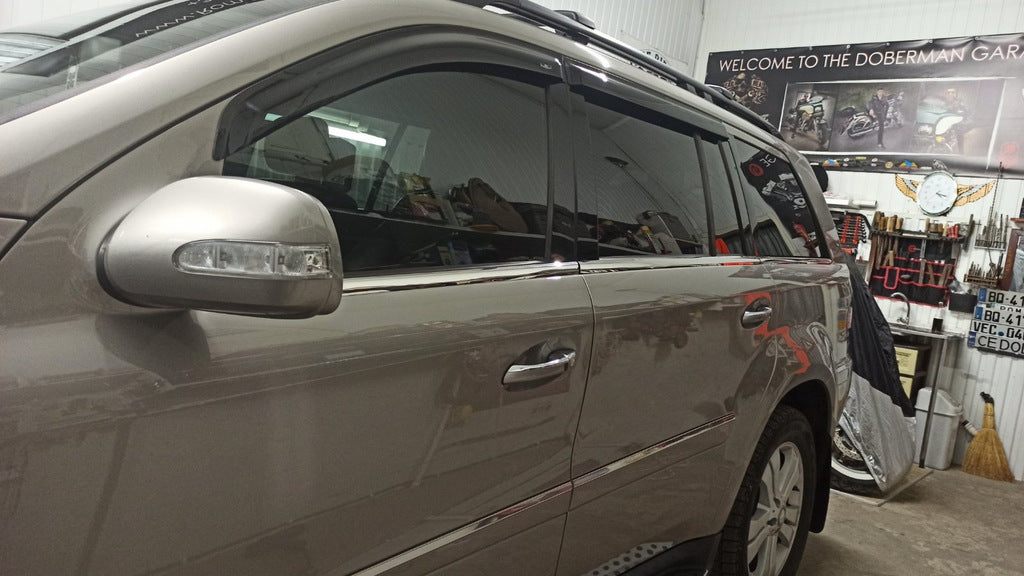 Window Lower Trim Stainless Steel (6 pcs) for Mercedes GL сlass X164 2006-2012 - image 9