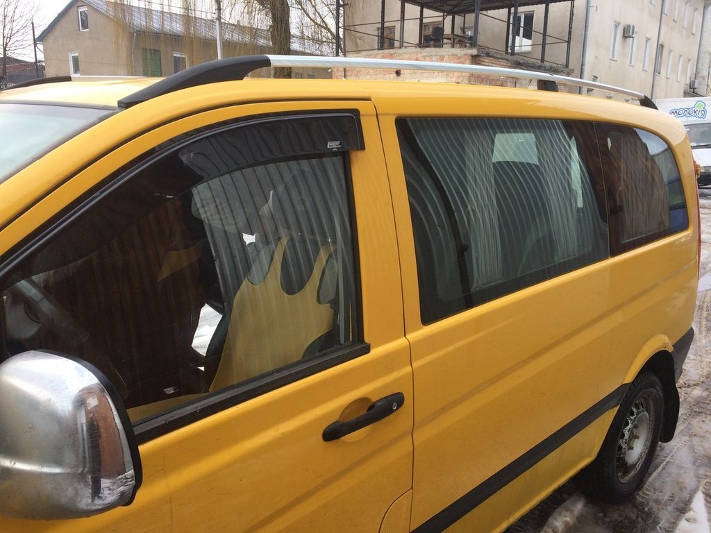 Roof rails Chrome DDU (Plast. feet) for Mercedes Vito W639 2004-2014 - image 13
