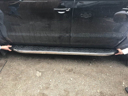 Side area BlackLine (2 pieces, aluminum) for Volkswagen Amarok 2010-2022 - Reelken Auto