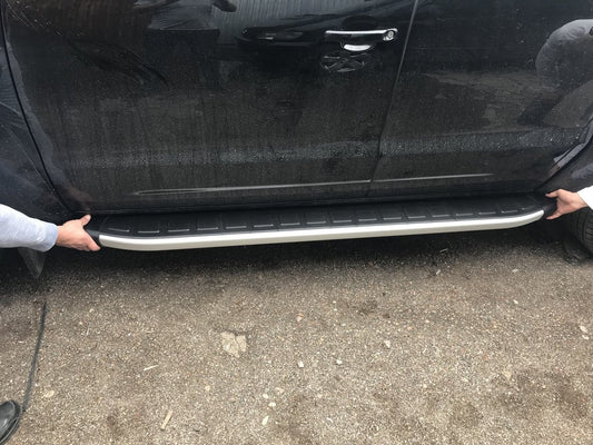 Side Steps Fullmond Grey (2 pcs, aluminum) for Volkswagen Amarok 2010-2022 - image 2