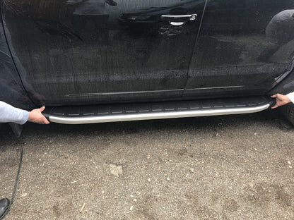 Side Steps Fullmond Grey (2 pcs, aluminum) for Volkswagen Amarok 2010-2022 - image 2