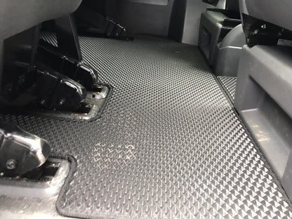 EVA V2 Floor Mats (Long Wheelbase, Full Cabin Set, Black) for Volkswagen T5 2010-2015 - image 5