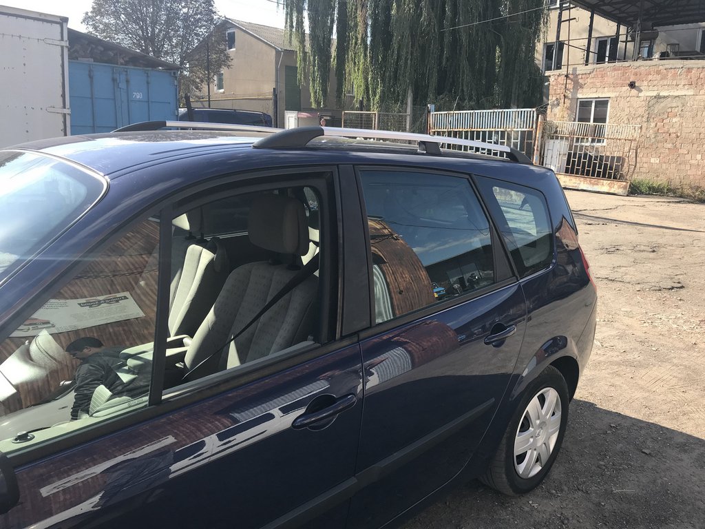 Chrome Roof Rails (2 pcs) for Renault Scenic/Grand 2003-2009 - image 2