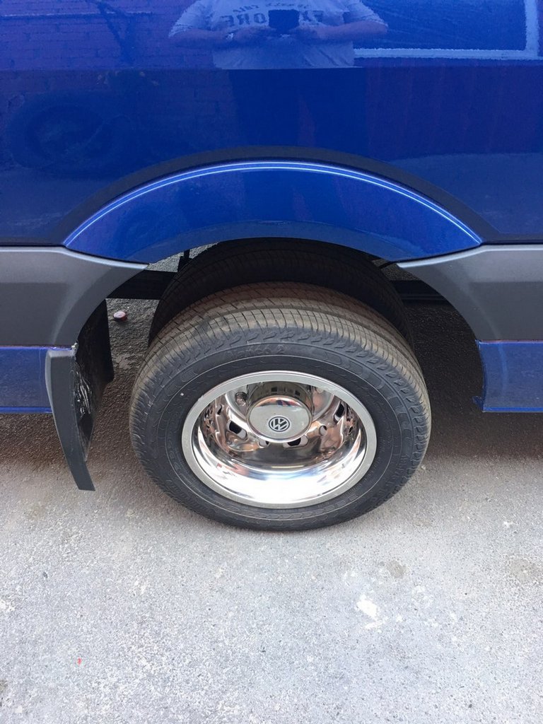 Stainless Steel Wheel Covers Exclusive V1 (2-piece, 4 pcs) for Mercedes Sprinter W906 2006-2018 - image 5