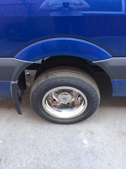 Stainless Steel Wheel Covers Exclusive V1 (2-piece, 4 pcs) for Mercedes Sprinter W906 2006-2018 - image 5