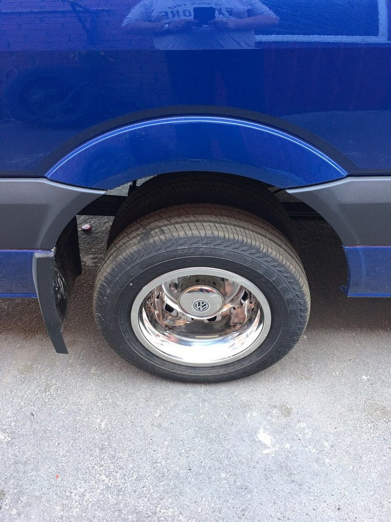 Stainless Steel Wheel Covers Exclusive V1 (2-piece, 4 pcs) for Volkswagen Crafter 2006-2016 - image 7