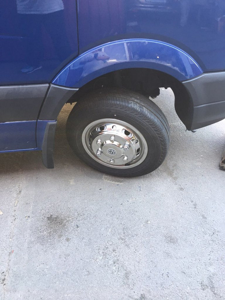 Stainless Steel Wheel Covers Exclusive V1 (2-piece, 4 pcs) for Volkswagen Crafter 2006-2016 - image 8