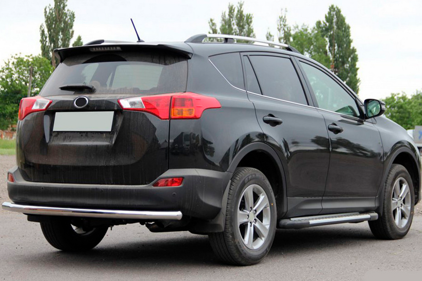 Rear Bar AK002 (Stainless Steel) for Toyota Rav 4 2013-2018 - image 1