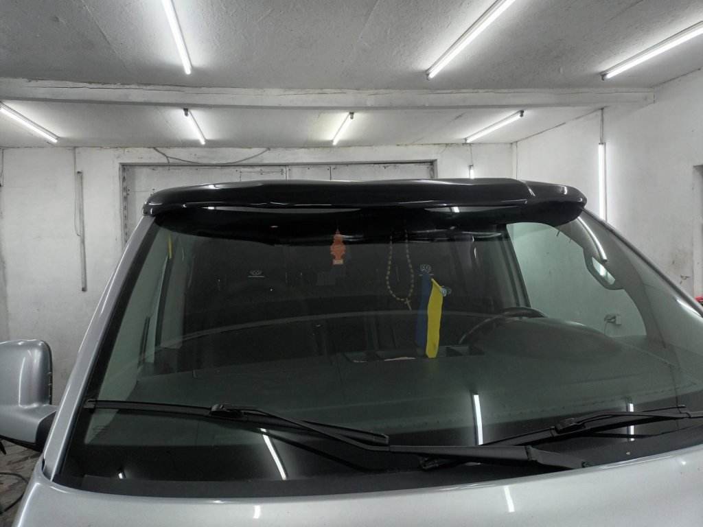 The visor on the windshield (for painting) for Volkswagen T5 2010-2015 - Reelken Auto