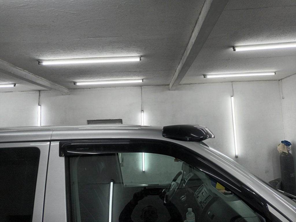 The visor on the windshield (for painting) for Volkswagen T5 2010-2015 - Reelken Auto
