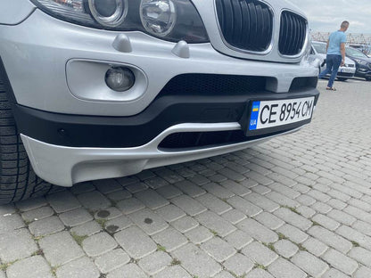 Strap on the front bumper poslerestayl (for painting) for BMW X5 E-53 1999-2006 - Reelken Auto