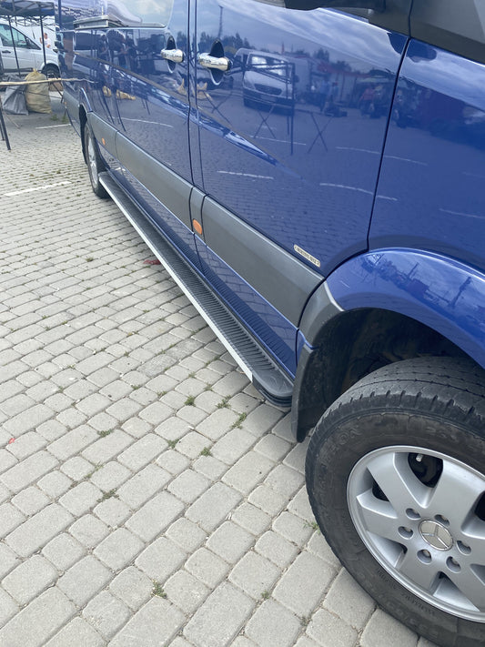 Lateral platforms Maya (2 pieces, aluminum) for Volkswagen Crafter 2006-2016 - image 2