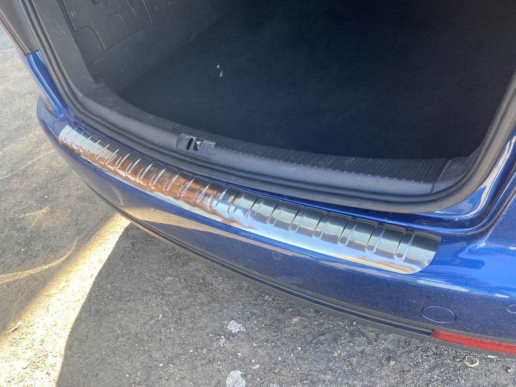 Rear bumper Carmos (stainless) for Volkswagen Touran 2003-2010 - Reelken Auto