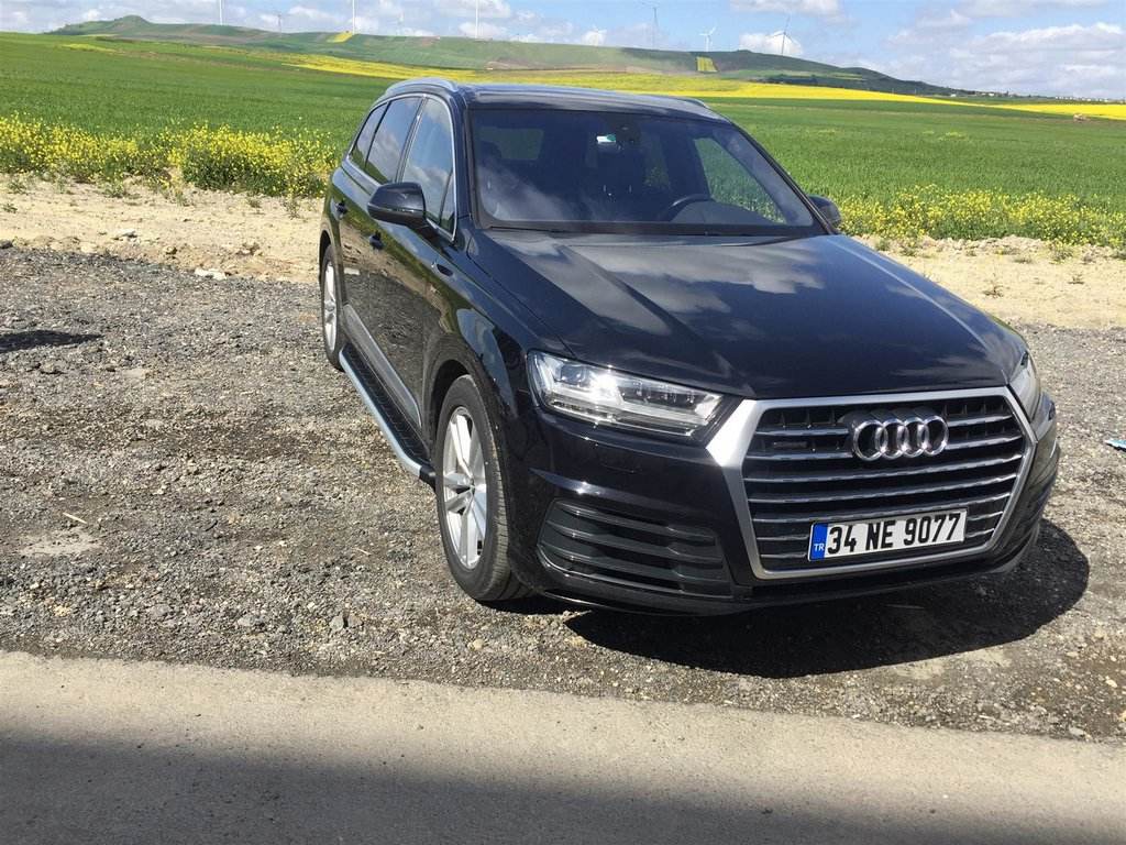 Side area Fullmond (2 pcs., Aluminum) for Audi Q7 2015- - Reelken Auto