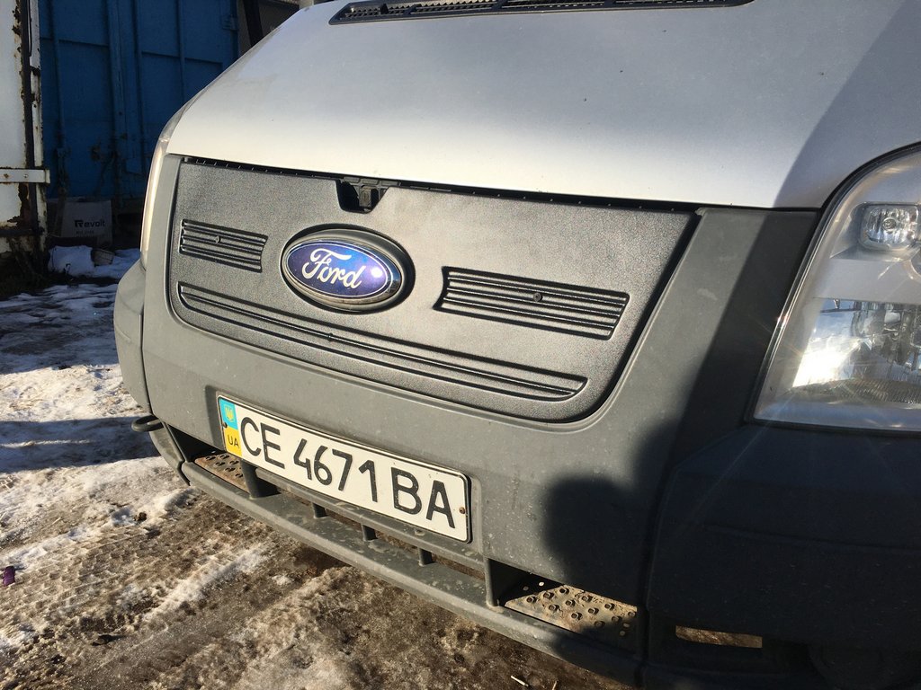 Winter cover on the grille (2006-2014) for Ford Transit 2000-2014 - image 3