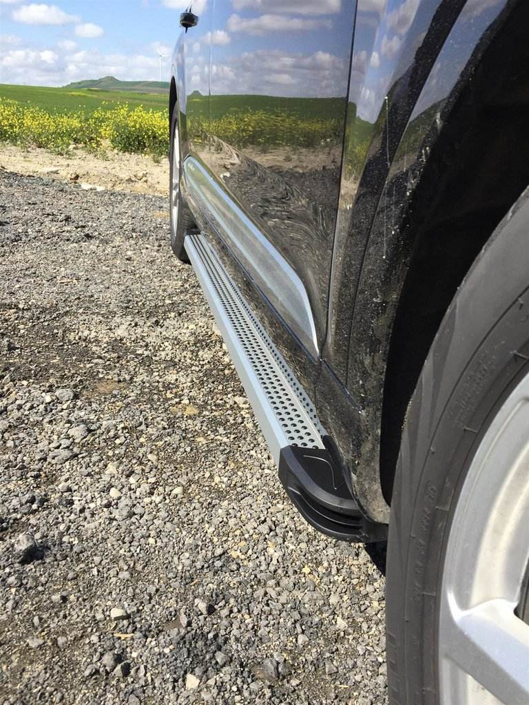 Lateral platforms Maya V2 (2 pieces, aluminum) for Audi Q7 2015- - Reelken Auto