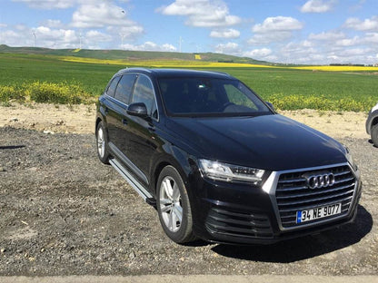 Lateral platforms Maya V4 (2 pieces, aluminum) for Audi Q7 2015- - Reelken Auto
