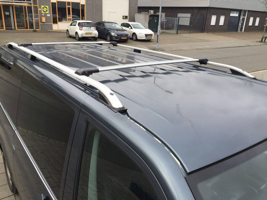 Roof rails CROWN (grey Mat) for Volkswagen T5 Caravelle 2004-2010 - image 11