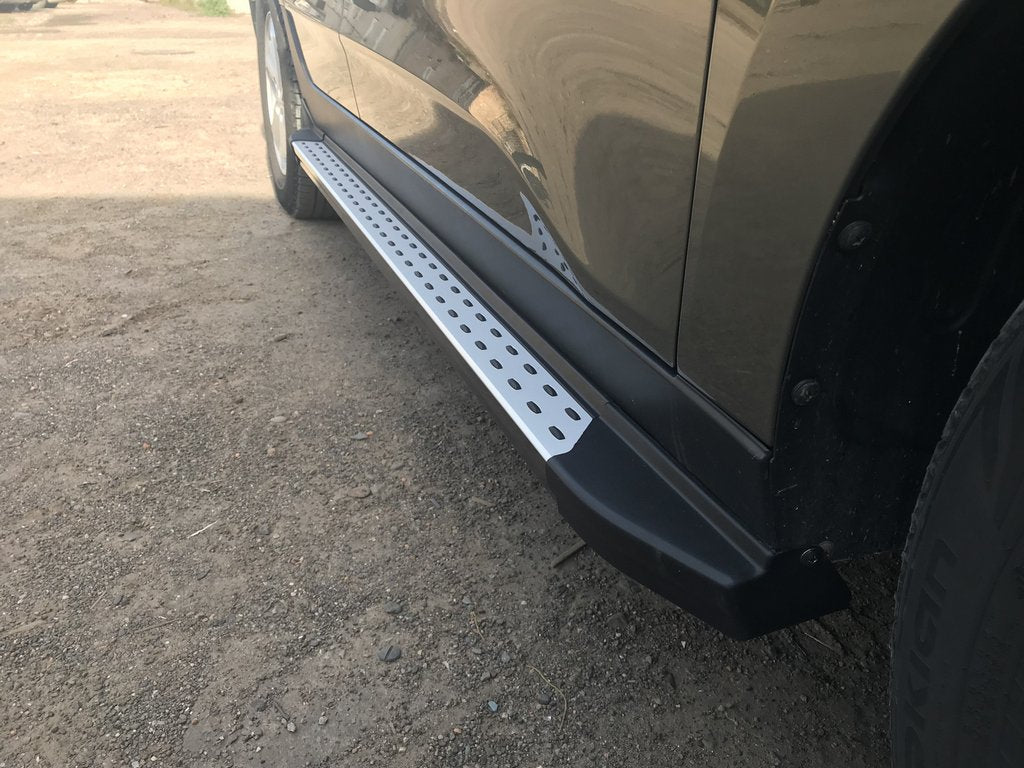 Side Steps OEM-BMW-V2 (2 pcs, plastic) for Hyundai IX-35 2010-2015 - image 1