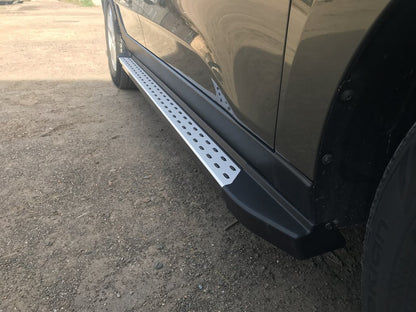 Side Steps OEM-BMW-V2 (2 pcs, plastic) for Hyundai IX-35 2010-2015 - image 1