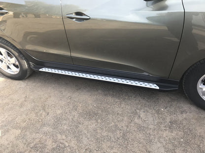 Side Steps OEM-BMW-V2 (2 pcs, plastic) for Hyundai IX-35 2010-2015 - image 6