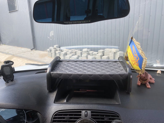 Dashboard Shelf (Gray with Gray Stitching) for Renault Kangoo 2008-2020 - image 2