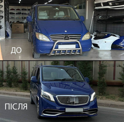 W447 Maybach restyling kit for Mercedes Vito W639 2004-2014 - Reelken Auto