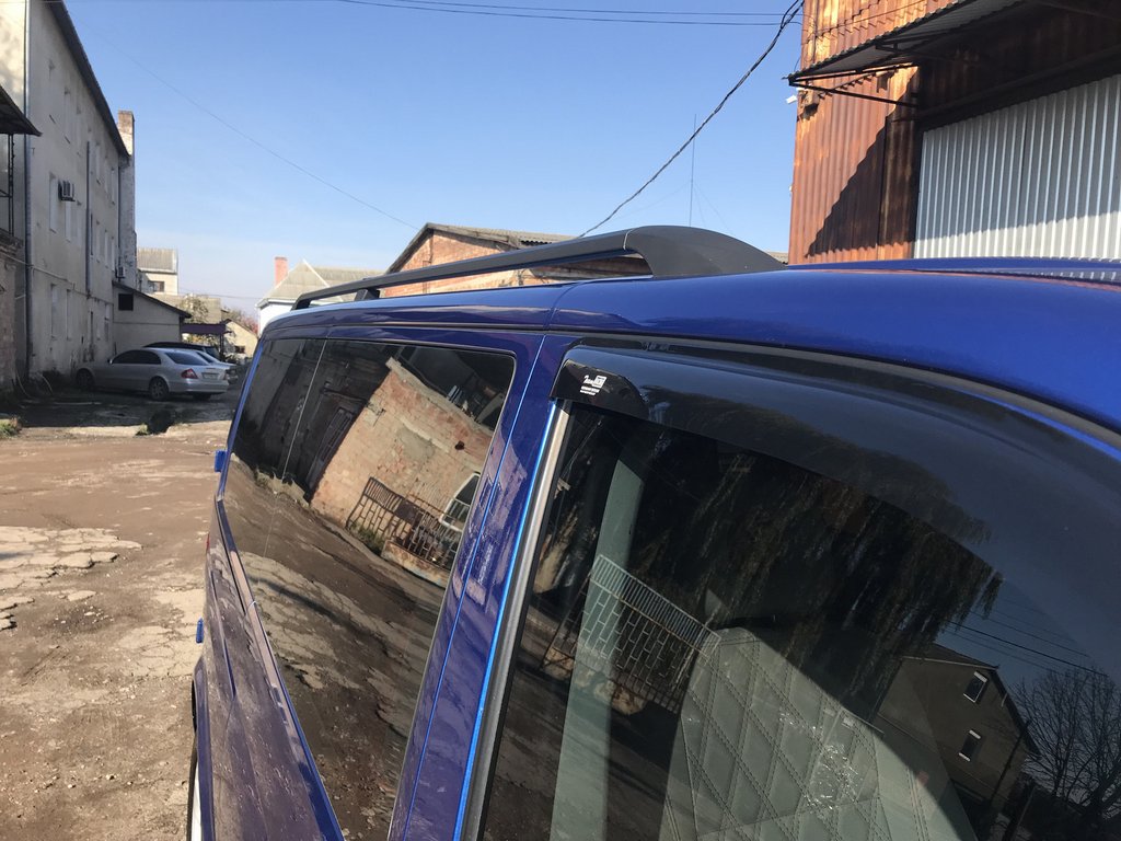 Black Roof Rails for Volkswagen T5 2010-2015 - image 5