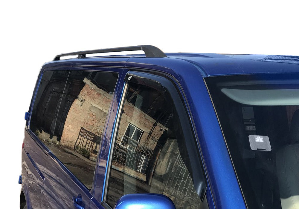 Black Roof Rails for Volkswagen T5 2010-2015 - image 1
