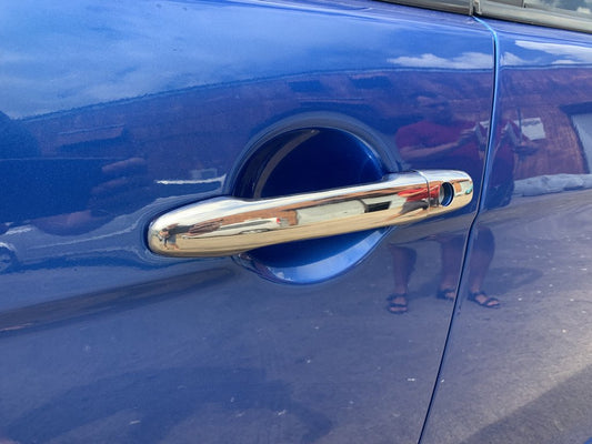 Pads on handles (4-piece, stainless steel.) for Mitsubishi Outlander 2006-2012 - image 1