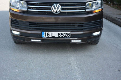 Cover on the front bumper Sport 2-LED 2015-2018 (for painting) for Volkswagen T6 - Reelken Auto