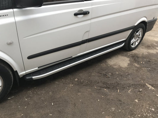 Fullmond lateral platforms (2 PCs, aluminum) for Mercedes Vito / V-class W447 2014↗ year - image 2