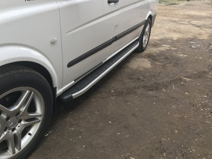 Side platform Alliance (2 pieces, aluminum) for Mercedes Viano 2004-2014 - image 3