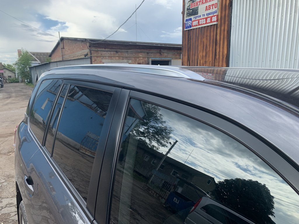 Grey Roof Rails 2008-2015 (Lexus Design 2018, 2 pcs) for Toyota Land Cruiser 200 2007-2021 - image 7