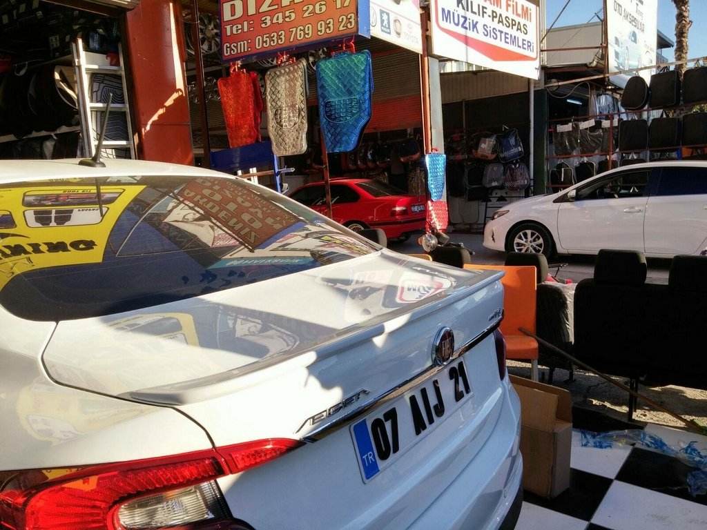 Paintable spoiler (fiberglass) for Fiat Tipo 2016↗ year - Reelken Auto
