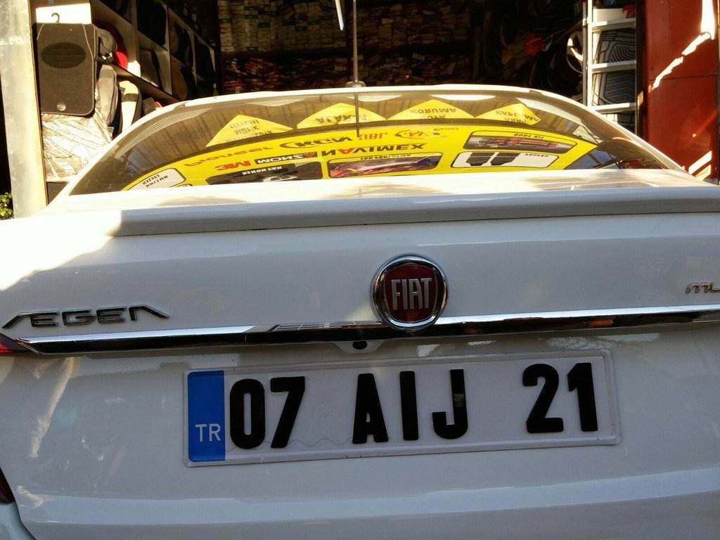 Paintable spoiler (fiberglass) for Fiat Tipo 2016↗ year - Reelken Auto