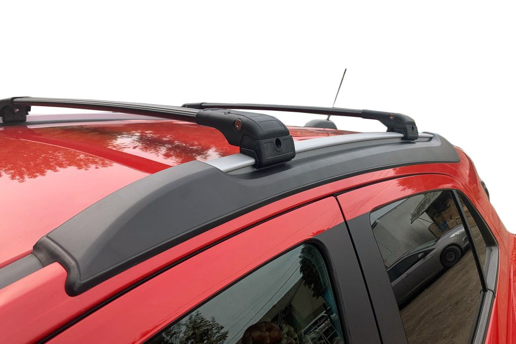 Roof rack (cross bars) for integrated roof rails lockable WingCarrier V2 (2 pcs) for Opel Mokka 2012-2021 - image 17