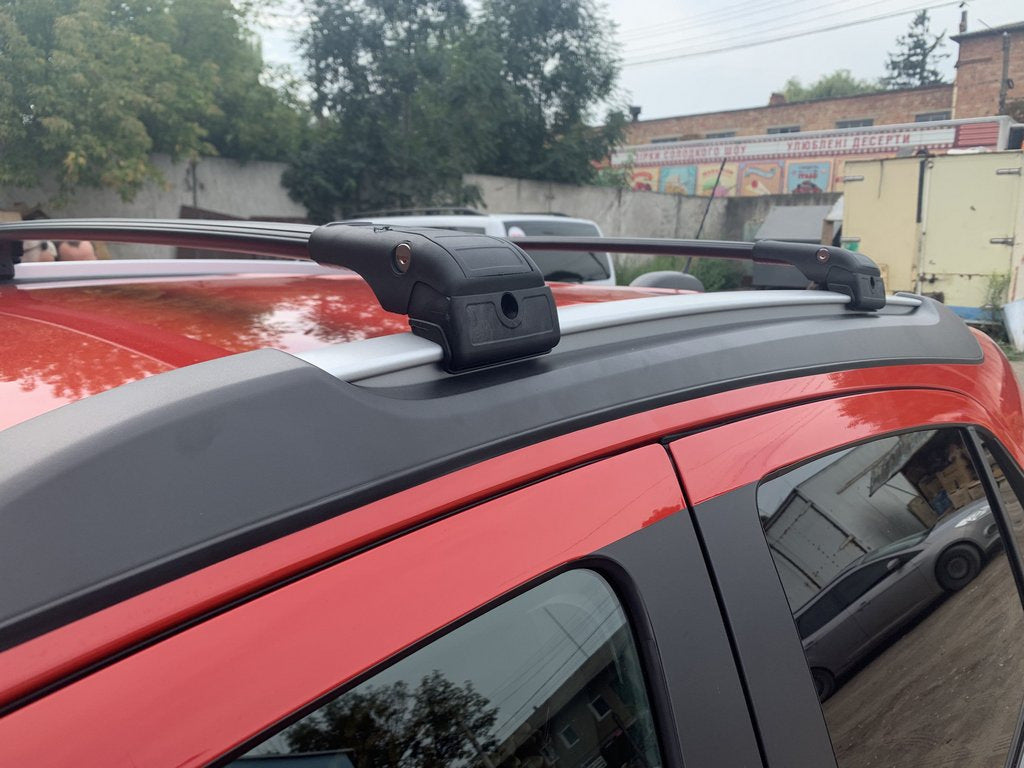 Roof rack (cross bars) for integrated roof rails lockable WingCarrier V2 (2 pcs) for Opel Mokka 2012-2021 - image 1