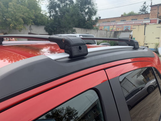 Roof rack (cross bars) for integrated roof rails lockable WingCarrier V2 (2 pcs) for Opel Mokka 2012-2021 - image 1