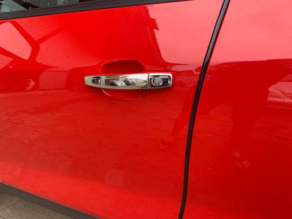 Covers for handles NARROW (4 pcs., Stainless., Omsa) for Chevrolet Epica 2006-2014 - Reelken Auto