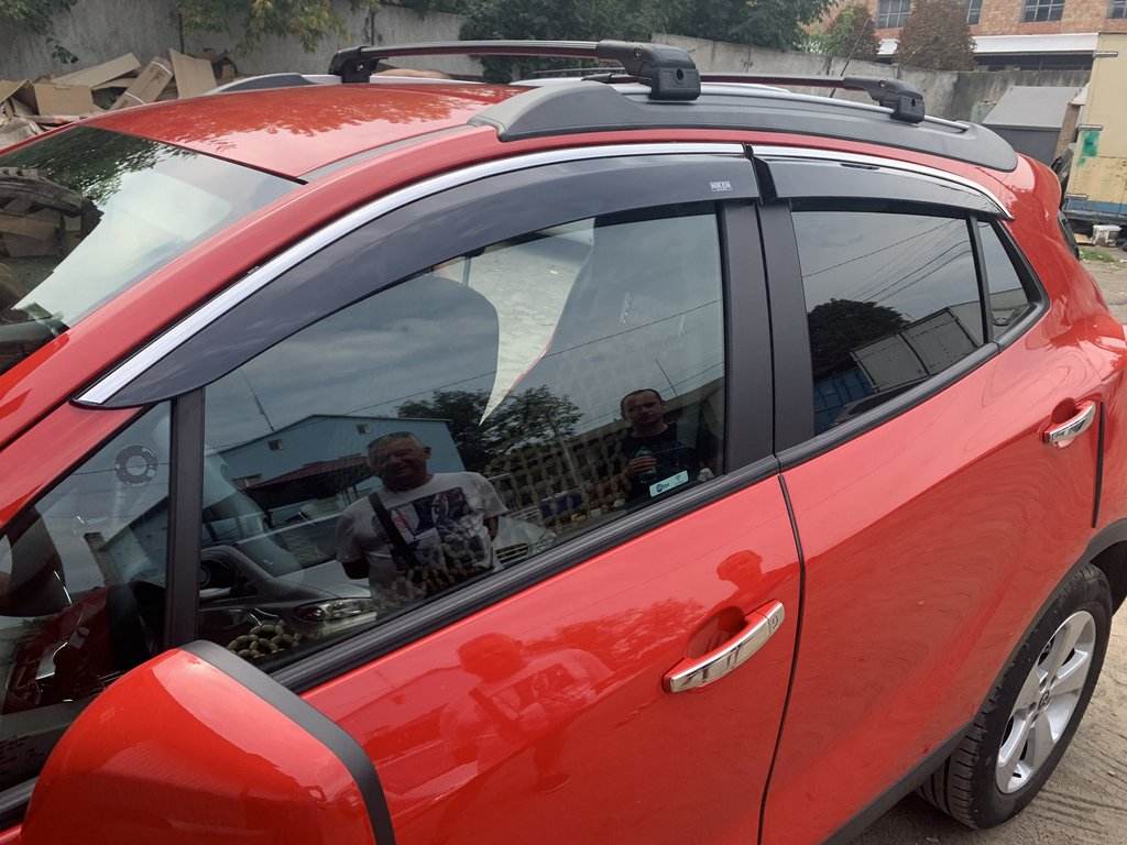 Window vents with chrome (4 PCs, Niken) for Opel Mokka 2012-2021 - Reelken Auto